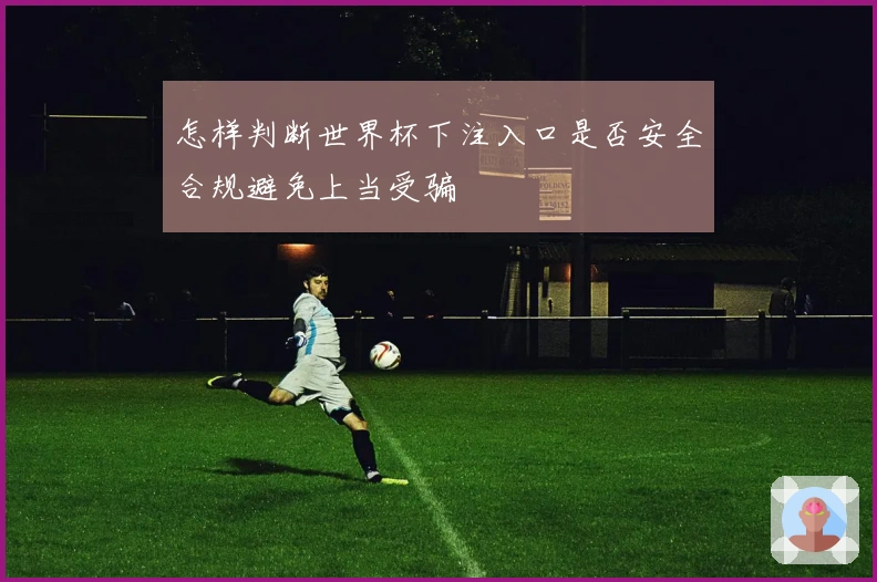 怎样判断世界杯下注入口是否安全合规避免上当受骗