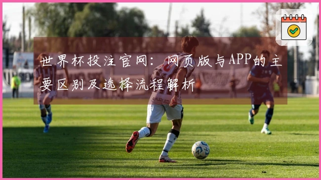 世界杯投注官网：网页版与APP的主要区别及选择流程解析